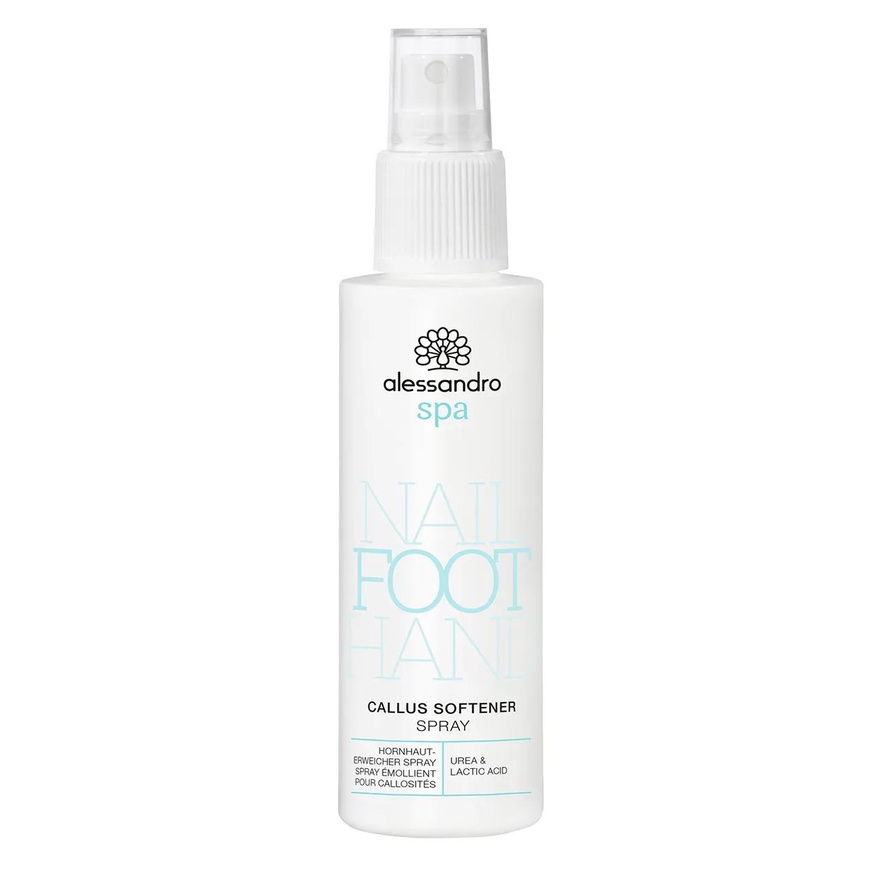 Alessandro CALLUS SOFTENER SPRAY Minkštinamasis pėdų purškiklis su šlapalu 125 ml